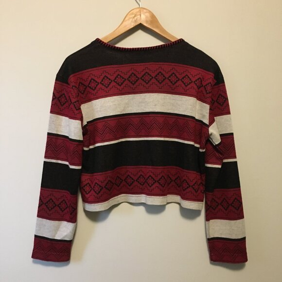 Riata Arizona Tribal Cropped Zip Up Cardigan - Picture 3 of 15